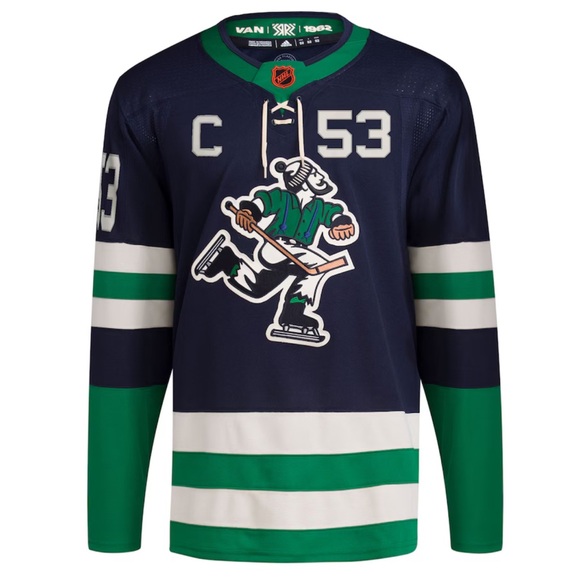 Vancouver Canucks Bo Horvat adidas - Reverse Retro 2.0 Authentic Player Jersey - Picture 2 of 11